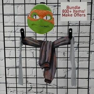 Halloween Costume Teenage Mutant Ninja Turtle Mask and Belt Children's size